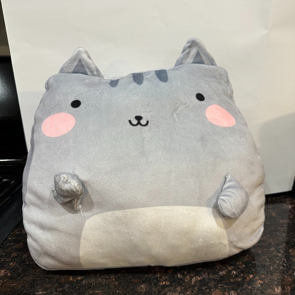 Northwest Pusheen Gray Cat Plush Pillow Kitty Soft Squishy Cushion Toy